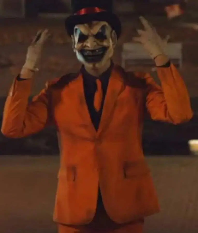 The Jester Michael Sheffield Orange Costume Suit