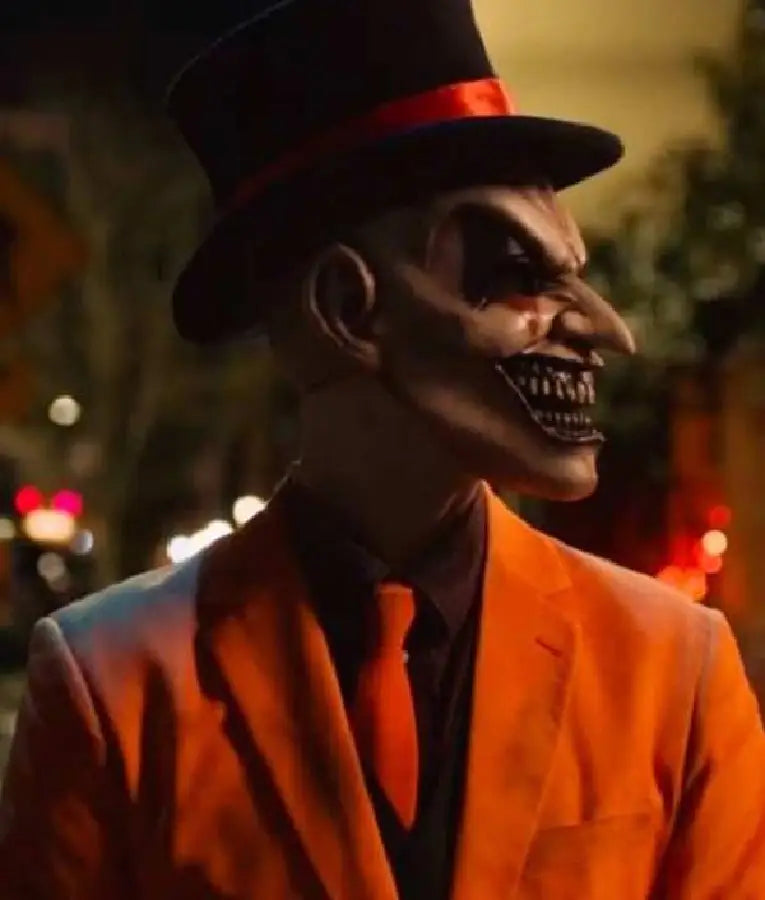 The Jester Michael Sheffield Orange Costume Suit