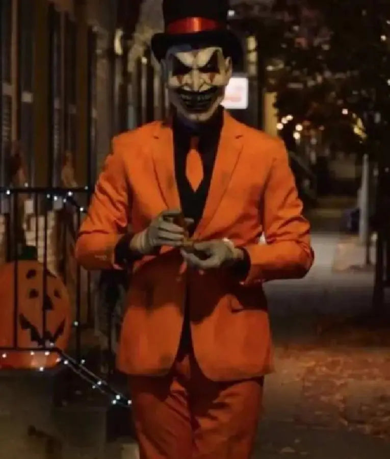 The Jester Michael Sheffield Orange Costume Suit