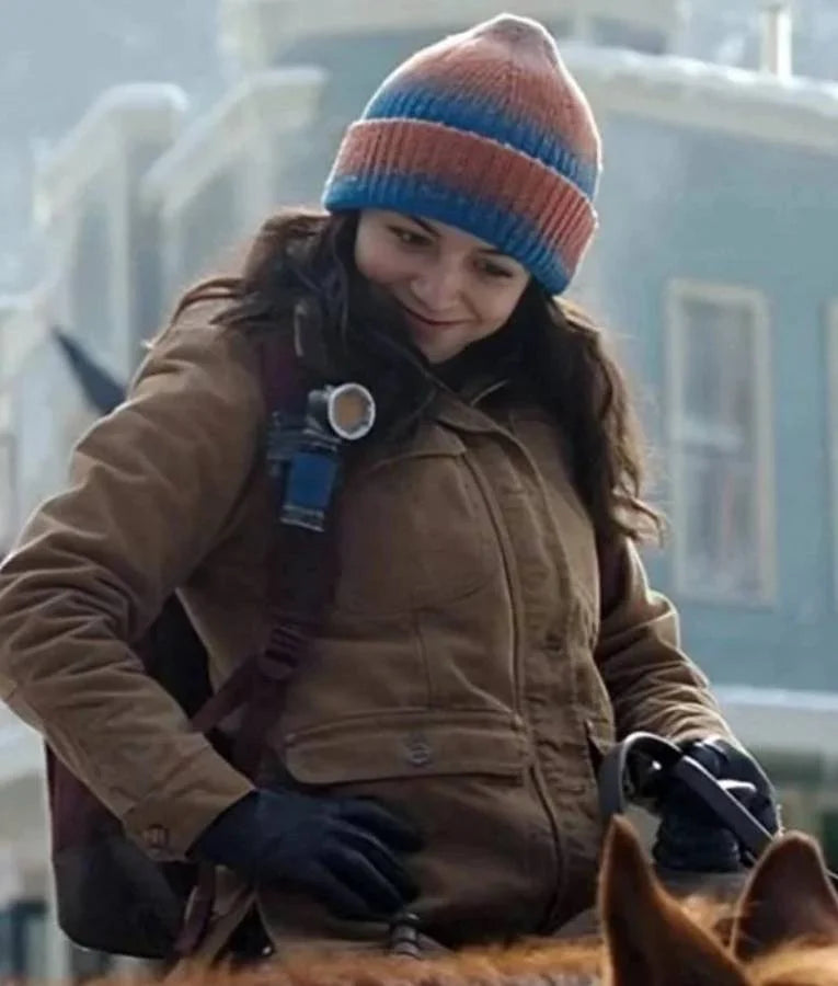 The Last Of Us S02 Isabela Merced Brown Jacket