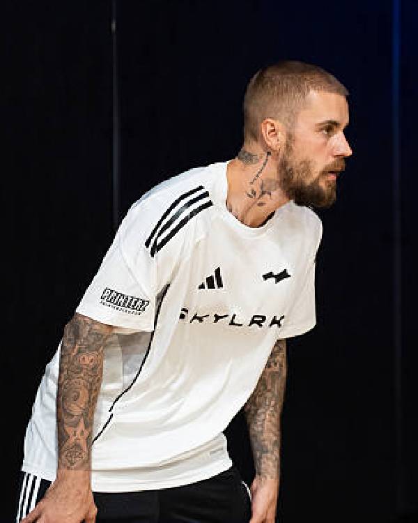 The League Justin Bieber White Jersey