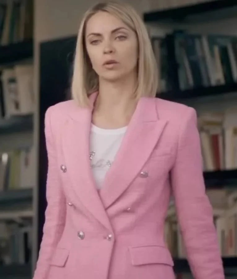 The Lost Princess Irma Lake Pink Tweed Blazer