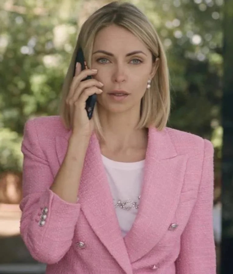 The Lost Princess Irma Lake Pink Tweed Blazer