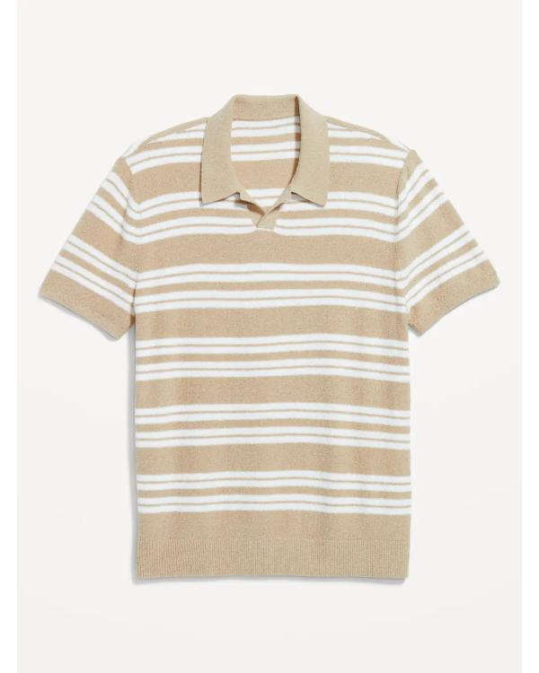 The Neighborhood S08 Hank Greenspan Beige Polo Top