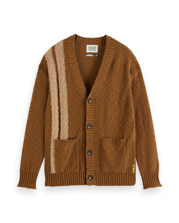 The Neighborhood S08 Marcel Spears Brown Knitted Cardigan