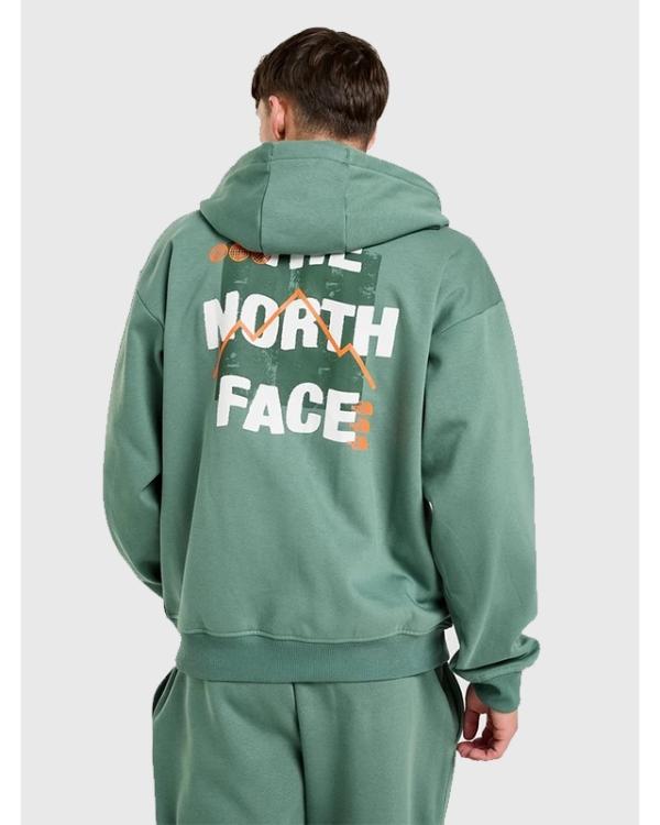 The North Face Sorbetta Oversized Mint Green Hoodie