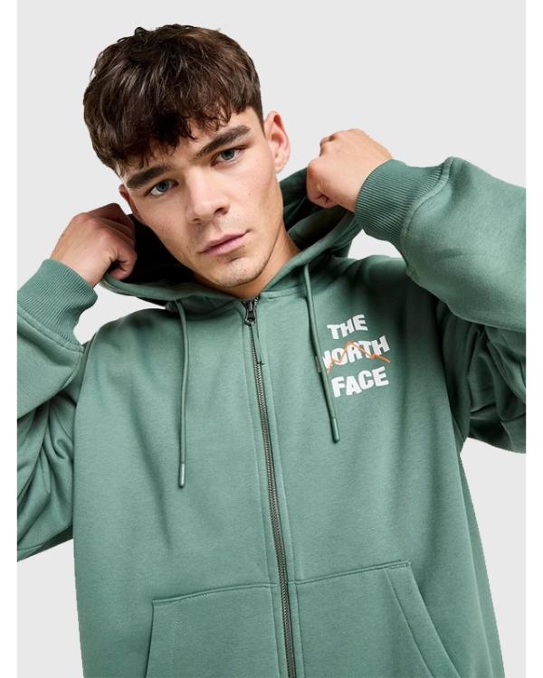 The North Face Sorbetta Oversized Mint Green Hoodie