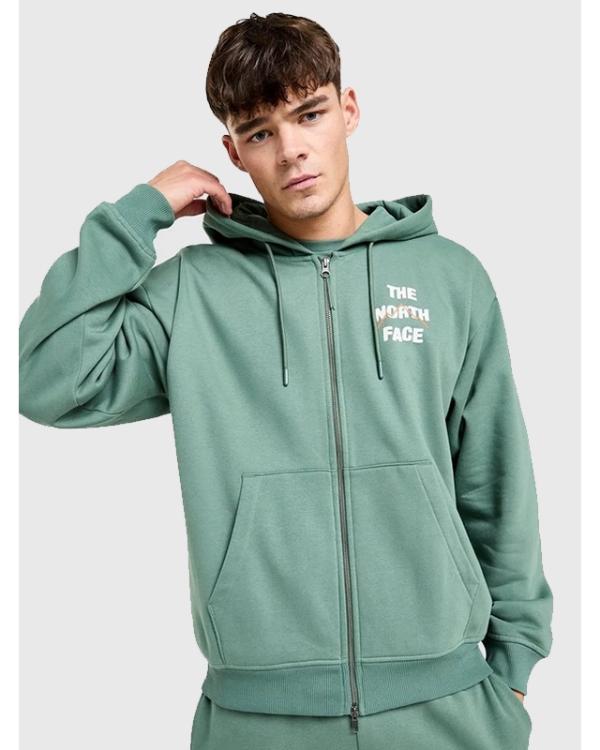 The North Face Sorbetta Oversized Mint Green Hoodie
