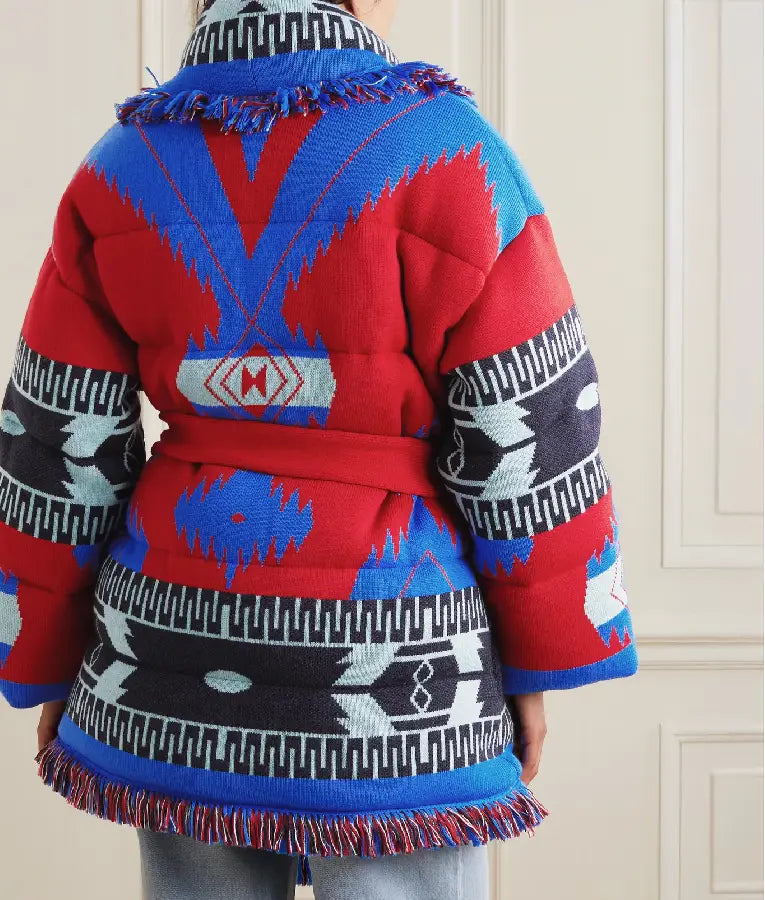 The Real Housewives Of Salt Lake City Bronwyn Newport Print Fringed Jacket