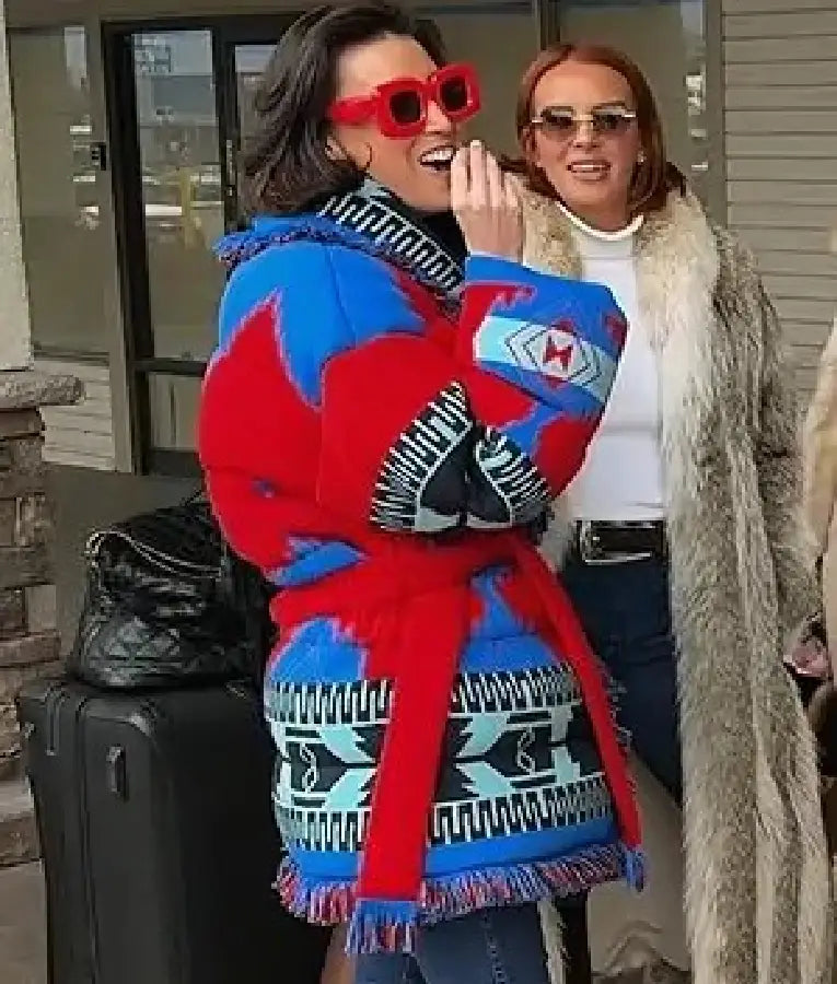 The Real Housewives Of Salt Lake City Bronwyn Newport Print Fringed Jacket