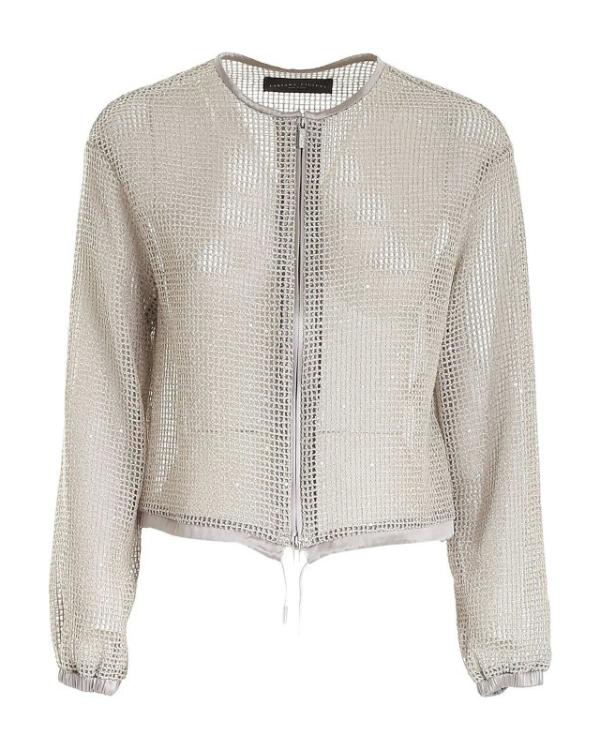 The Today Show 2025 Anne Thompson Sequin Mesh Jacket