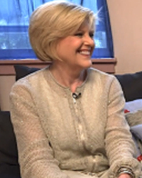 The Today Show 2025 Anne Thompson Sequin Mesh Jacket