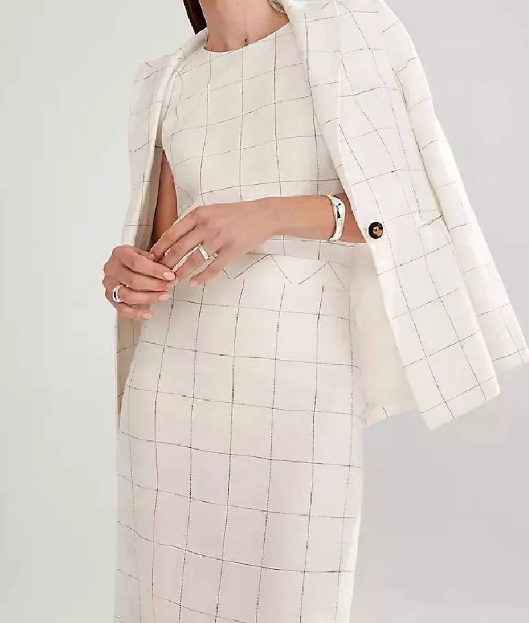 The Today Show 2025 Cherie Check Blazer