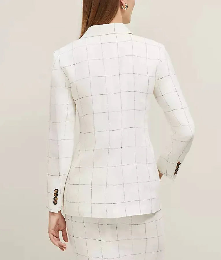 The Today Show 2025 Cherie Check Blazer