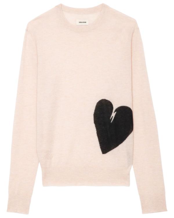 The Today Show 2025 Dr. Natalie Azar Black Heart Sweater