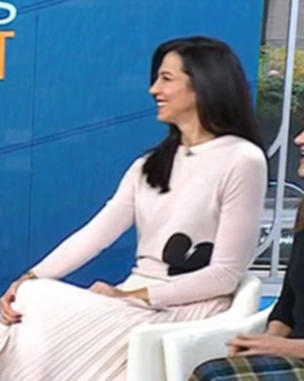 The Today Show 2025 Dr. Natalie Azar Black Heart Sweater