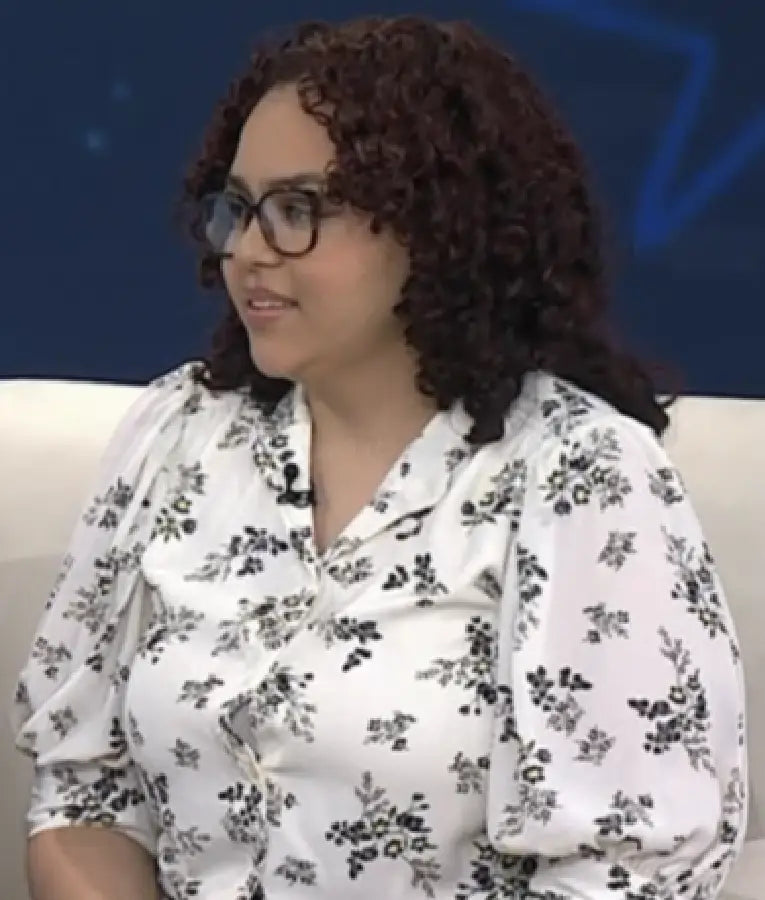 The Today Show 2025 Krystal Ortiz Floral Top