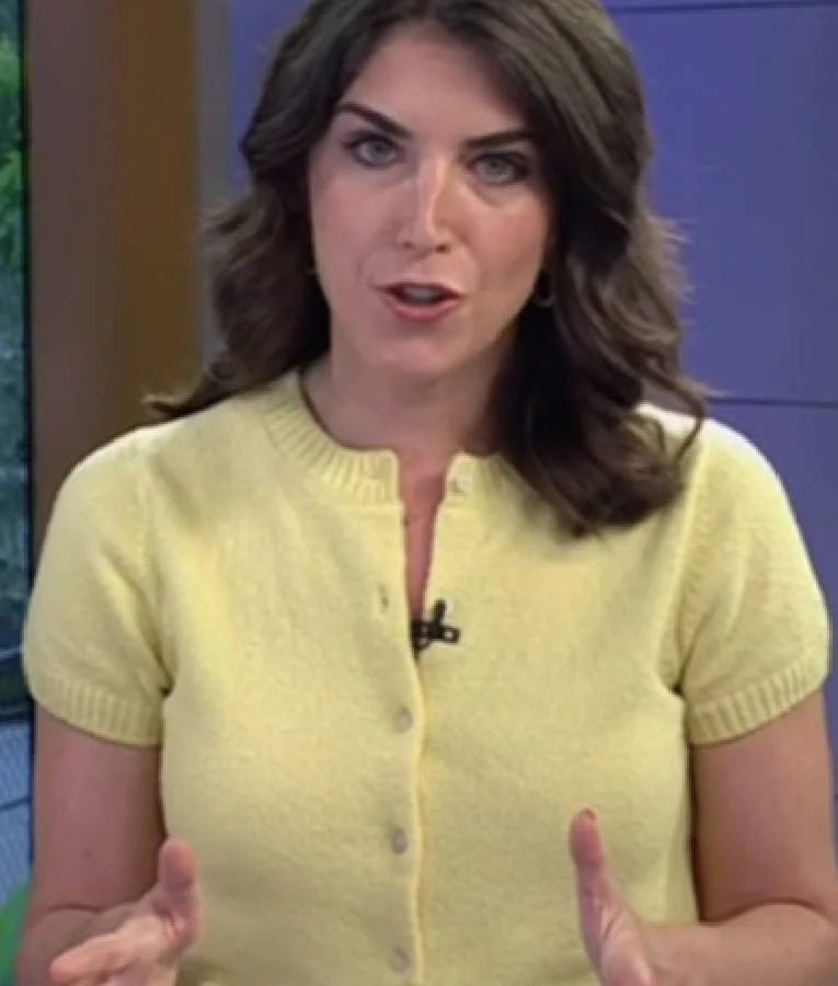 The Today Show 2025 Liz Kreutz Short Sleeve Cardigan