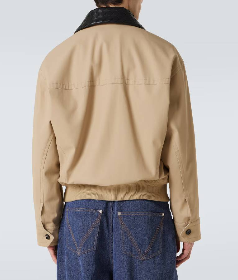 The Today Show 2025 Patrick Ta Contrast Leather Jacket