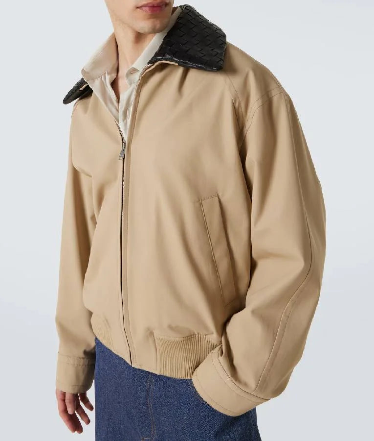 The Today Show 2025 Patrick Ta Contrast Leather Jacket