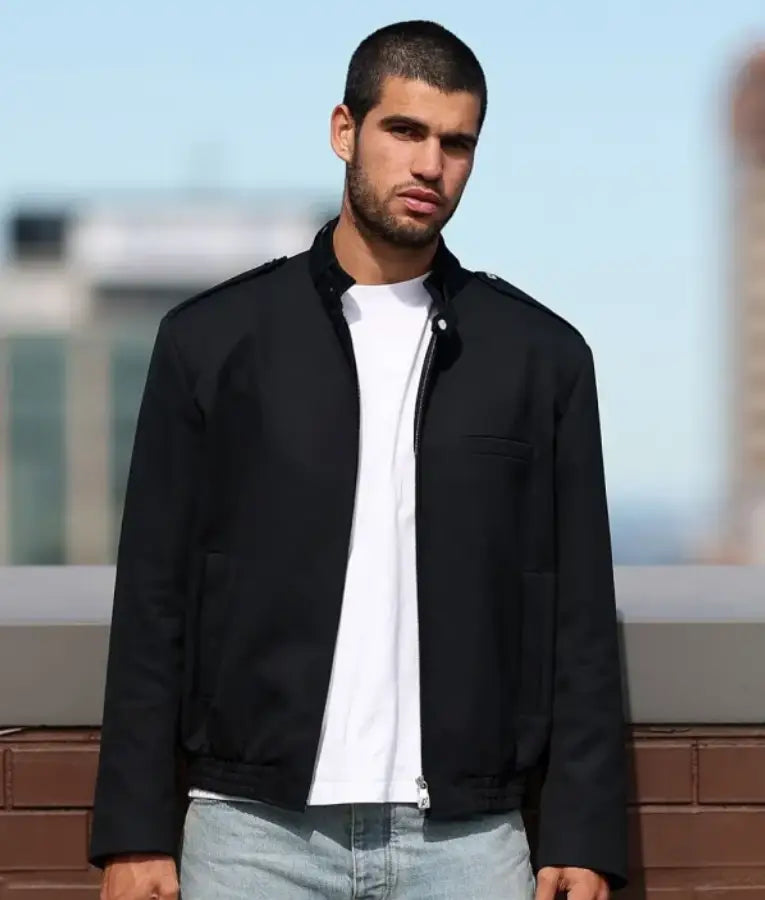 The Today Show Carlos Alcaraz Black Jacket