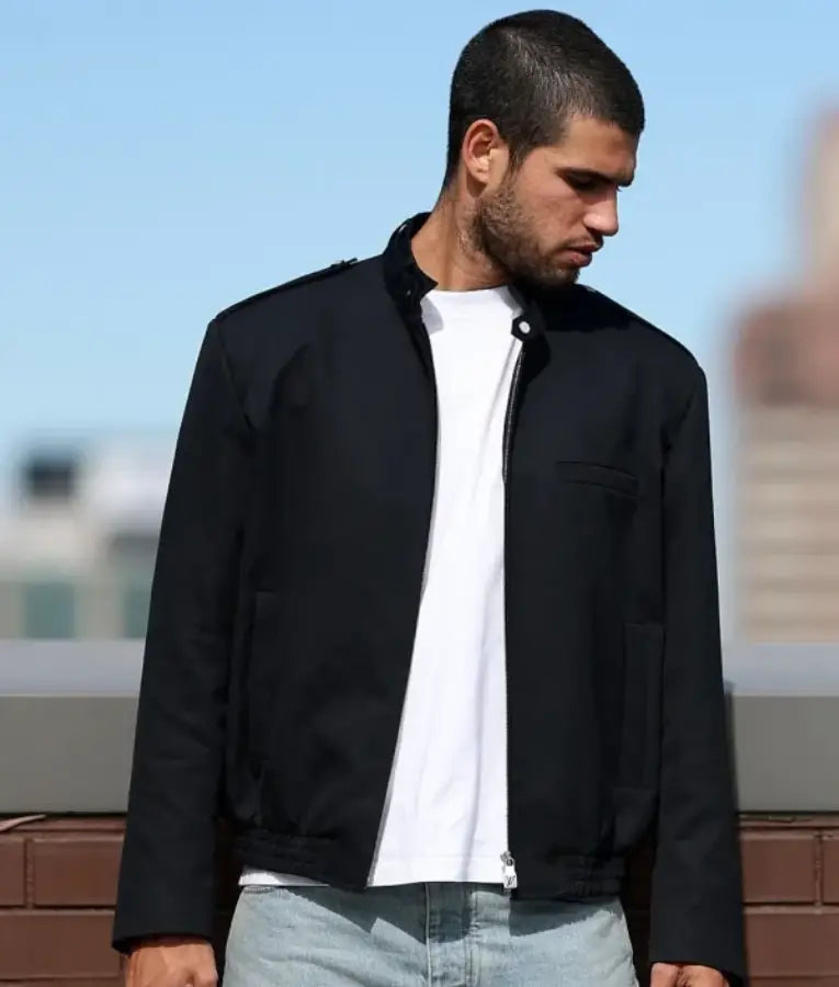 The Today Show Carlos Alcaraz Black Jacket
