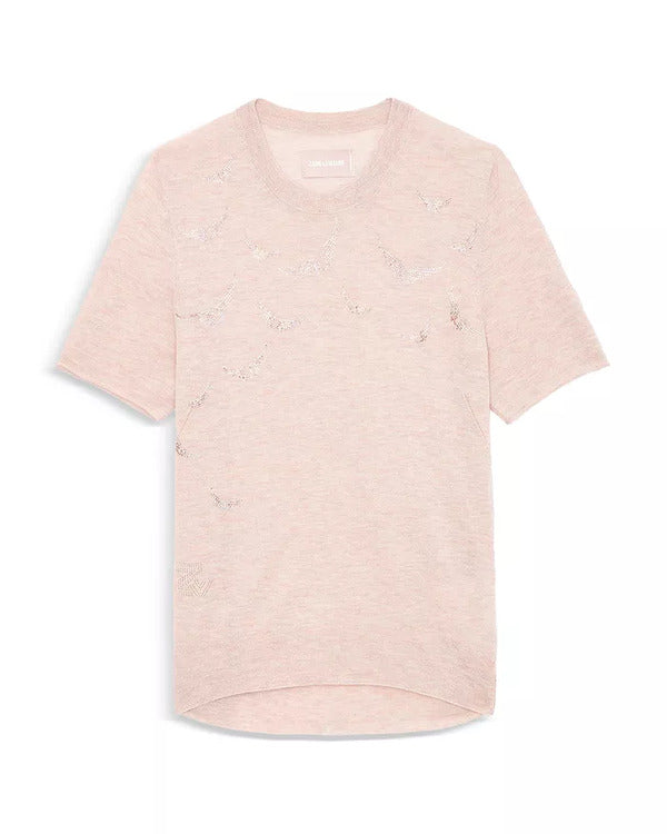 The Today Show Dr. Natalie Azar Pink Embellished Shirt