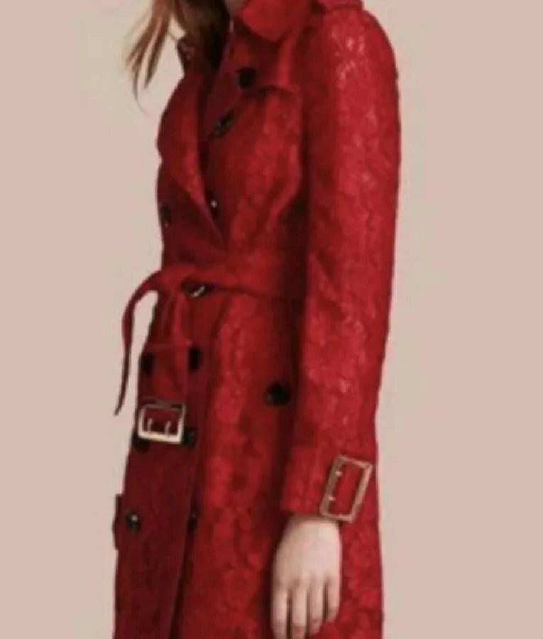 The Today Show Savannah Guthrie Lace Trench Coat