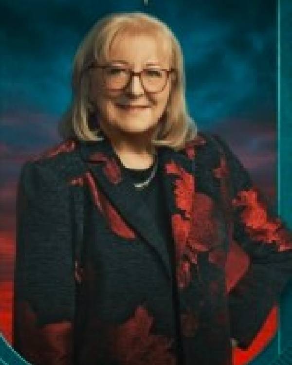 The Traitors US Donna Kelce Black & Red Floral Jacket