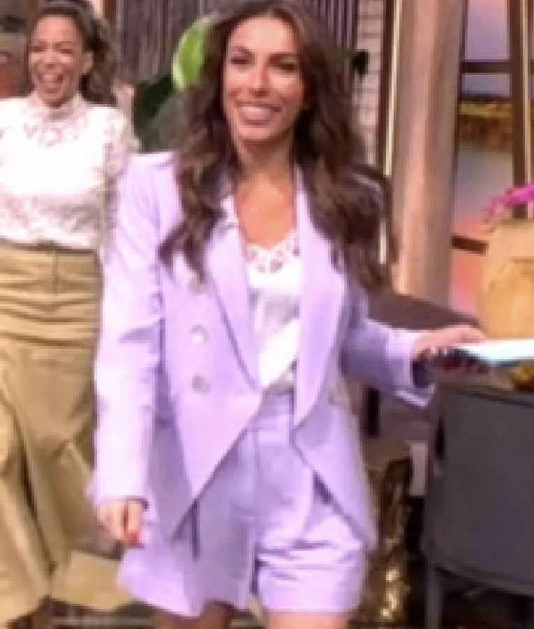 The View 2025 Alyssa Farah Griffin Lilac Blazer