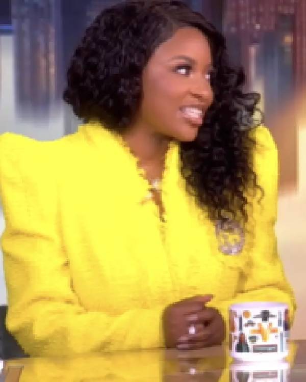 The View 2025 Jasmine Crockett Tweed Jacket