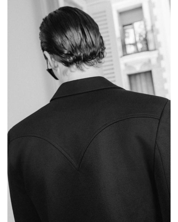 The Voice S28 Elliot Hunt Black Embroidery Jacket