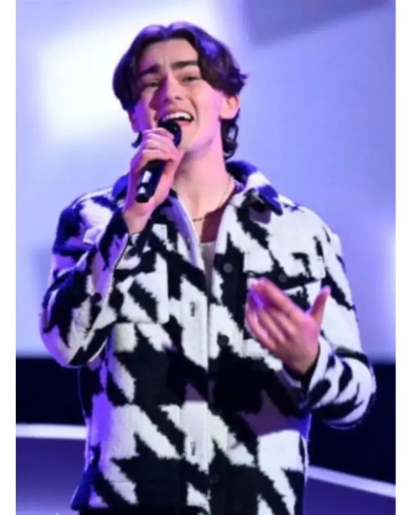 The Voice S28 Jack Austin Houndstooth Jacket