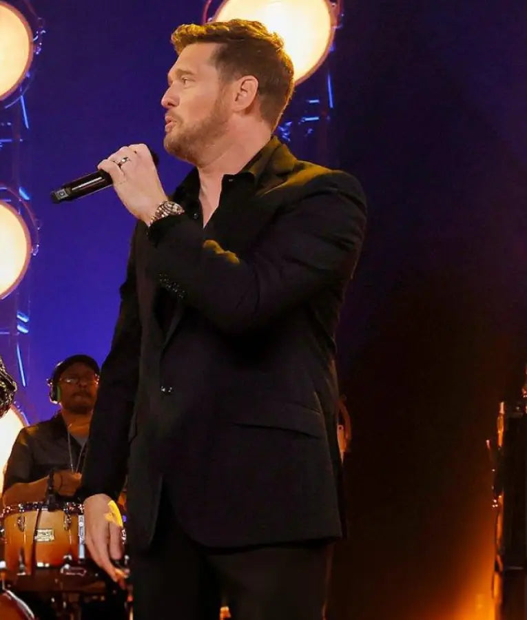The Voice S28 Michael Buble Black Blazer