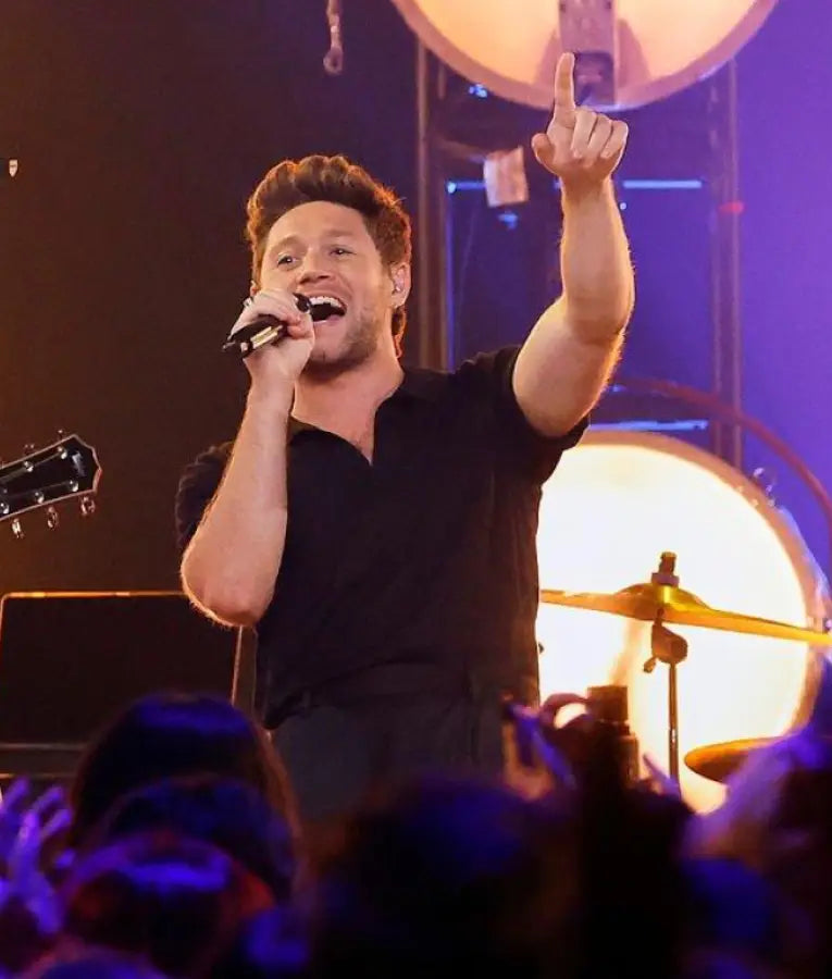 The Voice S28 Niall Horan Black Polo Shirt