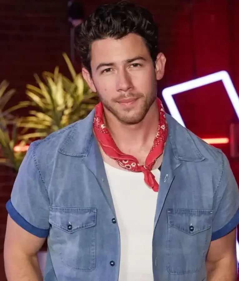 The Voice S28 Nick Jonas Denim Shirt