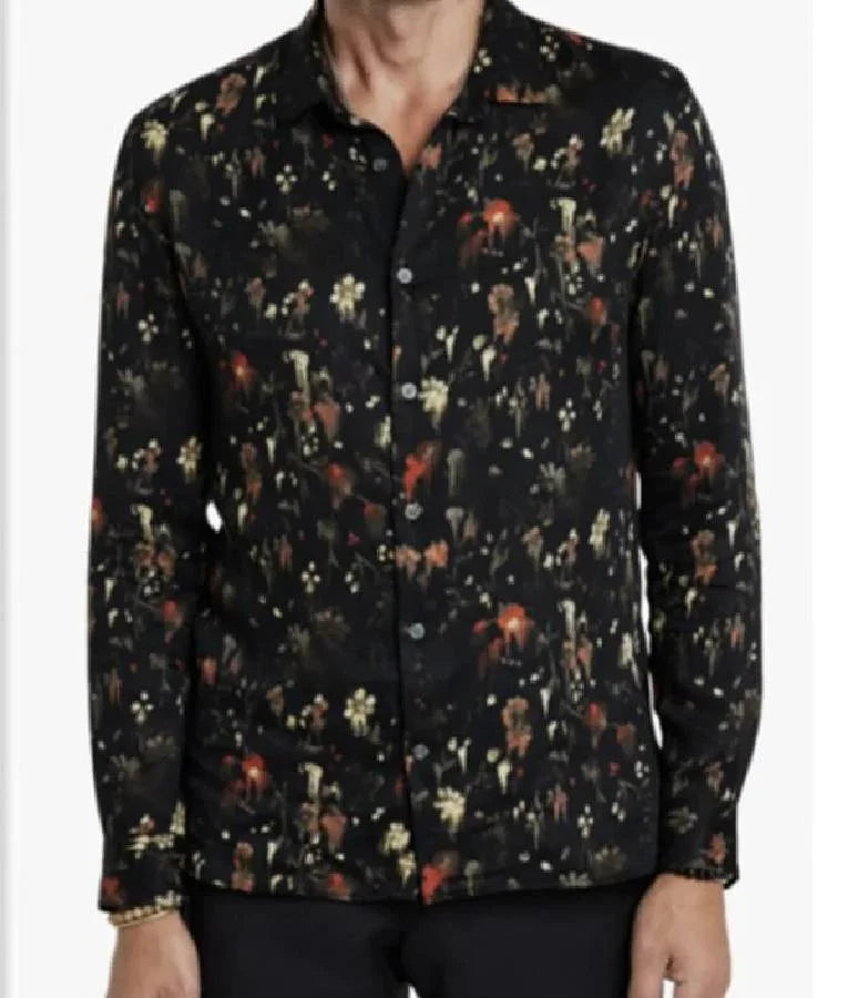 The Young and the Restless Jermaine Rivers Floral Shirt