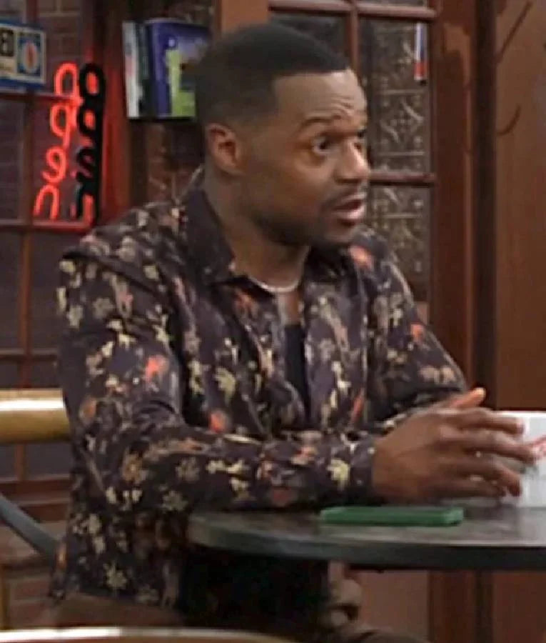 The Young and the Restless Jermaine Rivers Floral Shirt