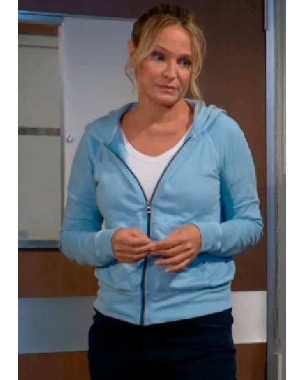 The Young and the Restless Sharon Newman Blue Hoodie