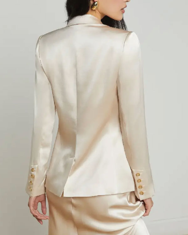 Today 2025 Daphne Oz Silk Blazer