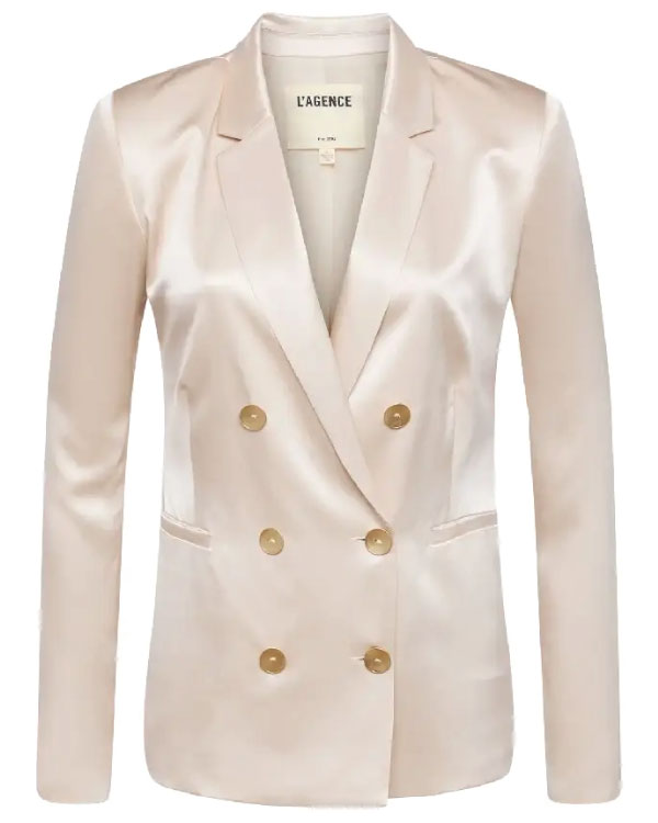 Today 2025 Daphne Oz Silk Blazer