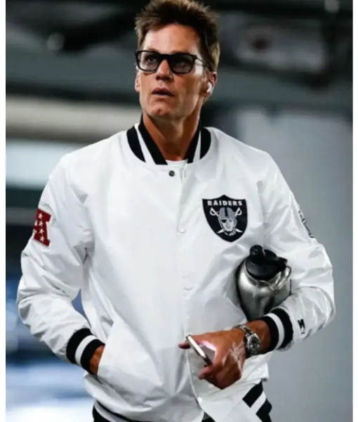 Tom Brady Raiders White Jacket