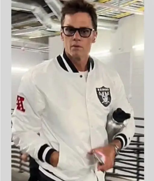Tom Brady Raiders White Jacket