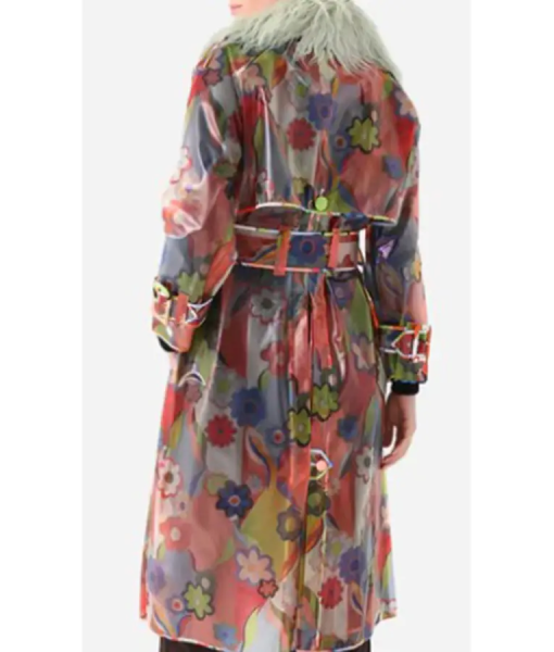 Too Much 2025 Megan Stalter Floral Trench Coat