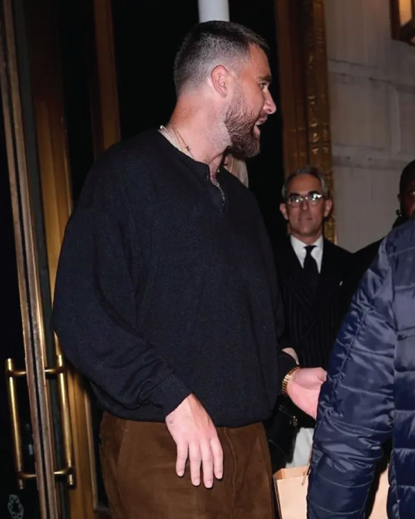 Travis Kelce NYC Black Sweatshirt