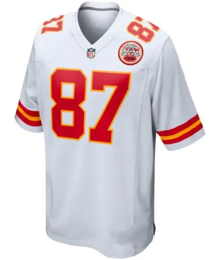 Travis Kelce Kansas City Chiefs 2025 White Jersey