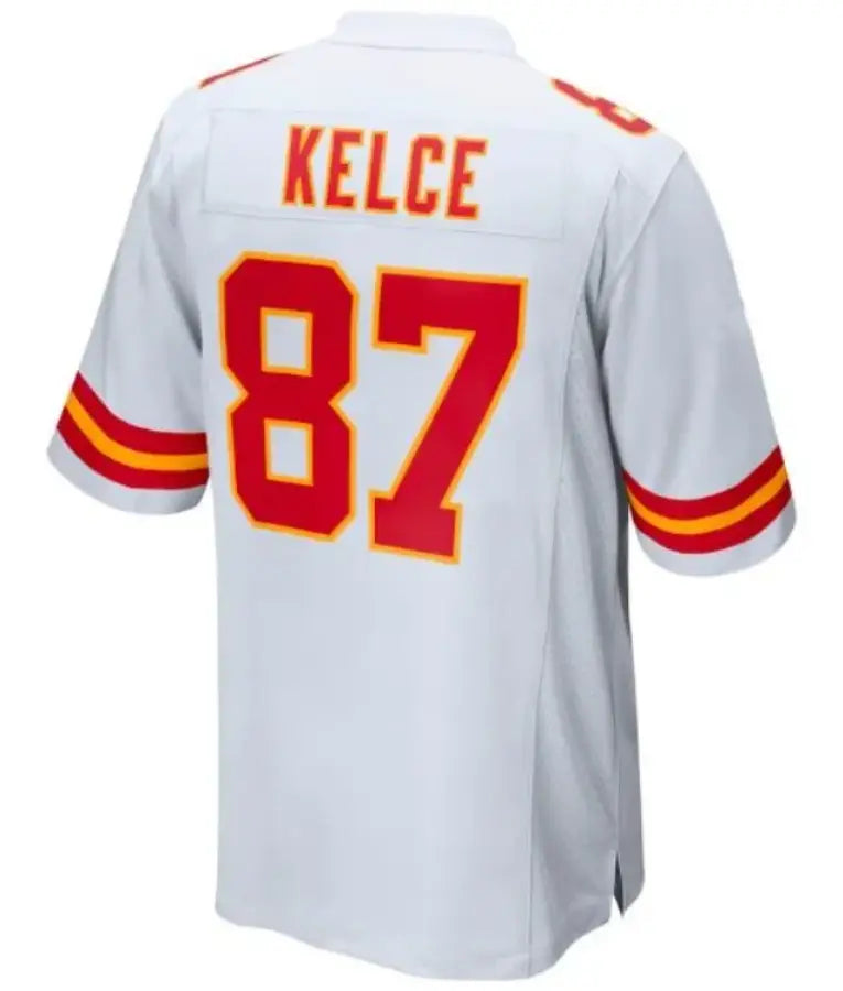 Travis Kelce Kansas City Chiefs 2025 White Jersey