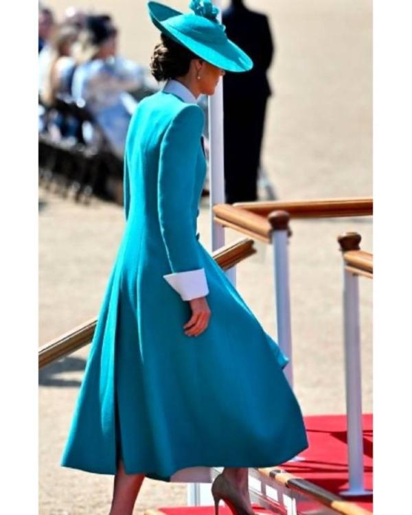 Trooping The Colour 2025 Kate Middleton Blue Coat
