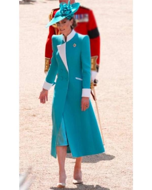 Trooping The Colour 2025 Kate Middleton Blue Coat