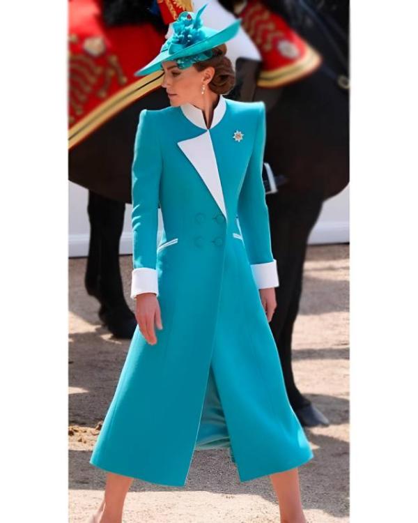 Trooping The Colour 2025 Kate Middleton Blue Coat